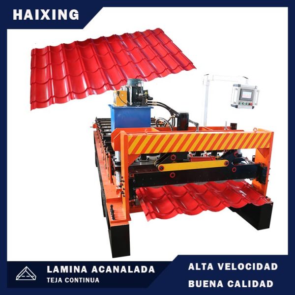 maquina para fabricar planchas acanalada metalicas